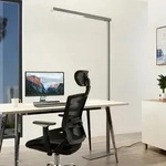 Stehleuchte Arcchio, Tamilo, Grau, f&uuml;r Arbeitszimmer / B&uuml;ro, Metall, Modern - 98.4
