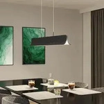 Pendelleuchte Paulmann, Noyan, dimmbar, Schwarz, f&uuml;r Wohnzimmer, Stoff / Textil,