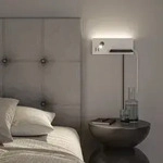 Wandleuchte Paulmann, Serra, dimmbar, Wei&szlig;, f&uuml;r Schlafzimmer, Messing, Modern - 30