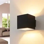 Wandleuchte Arcchio, Zuzana, dimmbar, Schwarz, f&uuml;r Wohnzimmer, Metall, Modern - 10 -