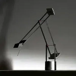 Tischleuchte Artemide, Tizio Micro, Schwarz, f&uuml;r Arbeitszimmer / B&uuml;ro, Metall,