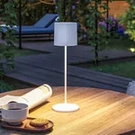 Au&szlig;enleuchte Paulmann, Tuni, dimmbar, Wei&szlig;, f&uuml;r Wohnzimmer, Kunststoff, Modern -