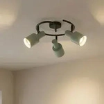 Deckenleuchte Lindby, Ovelia, dimmbar, Gr&uuml;n, f&uuml;r Wohnzimmer, Metall, Modern -...