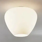 Deckenleuchte Lindby, Bibiane, dimmbar, Wei&szlig;, f&uuml;r Wohnzimmer, Glas, Modern - 33.5