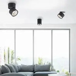 Deckenleuchte PURE, Nola, dimmbar, Schwarz, f&uuml;r Wohnzimmer, Metall, Modern - 16