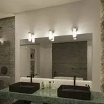 Wandleuchte Paulmann, Luena, dimmbar, Metallisch, f&uuml;r Badezimmer, Metall, Modern -