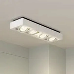 Deckenleuchte Arcchio, Ronka, dimmbar, Wei&szlig;, f&uuml;r Wohnzimmer, Metall, Modern - 65 -