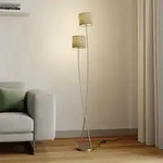 Stehleuchte Lucande, Juljana, Beige, f&uuml;r Wohnzimmer, Stoff / Textil, Modern - 21 -