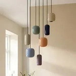 Pendelleuchte Lucande, Narion, dimmbar, Multicolor, f&uuml;r Wohnzimmer, Metall, Design