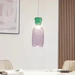 Pendelleuchte Lucande, Fay, Violett, f&uuml;r Esszimmer, Glas, Junges Wohnen - 37