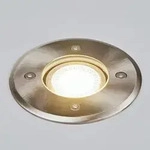 Spotlight Lindby, Insa, dimmbar, Metallisch, f&uuml;r Terrasse, Edelstahl, Modern - 12