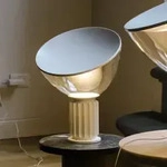 Tischleuchte FLOS, Taccia small, dimmbar, Wei&szlig;, f&uuml;r Wohnzimmer, Metall,...