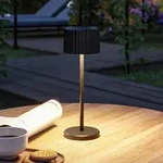 Au&szlig;enleuchte Paulmann, Else, dimmbar, Schwarz, f&uuml;r Wohnzimmer, Aluminium, Modern -
