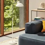 Stehleuchte FRITZ HANSEN, Kaiser Idell 6580-F Luxus, Wei&szlig;, f&uuml;r Wohnzimmer, Metall,