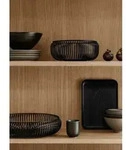 Tabletts Blomus, Schwarz, f&uuml;r Wohnzimmer, Metall - 25 - 25 - 9