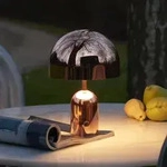 Au&szlig;enleuchte Tom Dixon, BELL PORTABLE, dimmbar, Kupfer, f&uuml;r Wohnzimmer, Kunststoff,