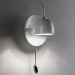 Wandleuchte Ingo Maurer, Light au Lait, Wei&szlig;, f&uuml;r Wohnzimmer, Keramik, Design - 32