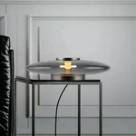 Tischleuchte PURE, Vitrum, dimmbar, Grau, f&uuml;r Wohnzimmer, Glas, Modern - 8