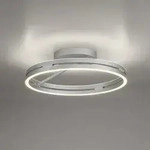 Deckenleuchte PURE, PURE Loop, dimmbar, Metallisch, f&uuml;r Wohnzimmer, Aluminium,