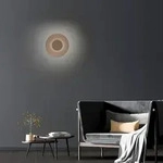 Wandleuchte PURE, PURE Moon, dimmbar, Bronze / Altmessing, f&uuml;r Wohnzimmer,...