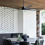 Atlanta Deckenventilator mit Licht schwarz DC leise - Beacon Beacon Lighting,