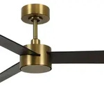 Climate IV Ventilator mit Licht messing/walnuss, DC - Beacon Beacon Lighting,...