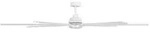 Atlanta Deckenventilator mit Licht wei&szlig; DC leise - Beacon Beacon Lighting,...