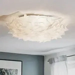 Deckenleuchte Slamp, VELI, dimmbar, Wei&szlig;, f&uuml;r Wohnzimmer, Kunststoff, Design - 20