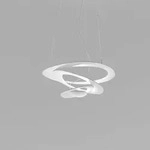 Pendelleuchte Artemide, Pirce Micro, dimmbar, Wei&szlig;, f&uuml;r Wohnzimmer, Metall, Design