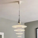 Pendelleuchte Louis Poulsen, Enigma, dimmbar, Wei&szlig;, f&uuml;r Wohnzimmer, Metall, Design