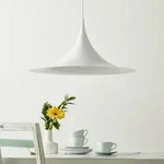 Pendelleuchte GUBI, Semi, dimmbar, Wei&szlig;, f&uuml;r Wohnzimmer, Metall, Design - 30