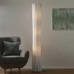 Stehleuchte Slamp, Bach, dimmbar, Wei&szlig;, f&uuml;r Wohnzimmer, Kunststoff, Design - 184