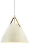 Pendelleuchte DFTP by Nordlux, Strap, dimmbar, Beige, f&uuml;r Wohnzimmer, Stoff /