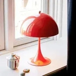 Tischleuchte Louis Poulsen, Panthella 250, dimmbar, Rot, f&uuml;r Wohnzimmer,...