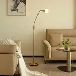 Stehleuchte Lindby, ELAINA, Gold / Messing, f&uuml;r Wohnzimmer, Metall, Modern - 162