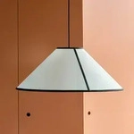 Pendelleuchte HAY, Ava, Wei&szlig;, f&uuml;r Wohnzimmer, Kunststoff, Design - 23.5