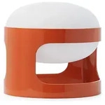 Tischleuchte Kartell, K28, Orange, f&uuml;r Wohnzimmer, Kunststoff, Design - 23