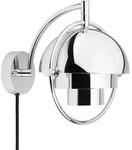 Wandleuchte GUBI, Multi-Lite, dimmbar, Grau, f&uuml;r Wohnzimmer, Messing, Design -...