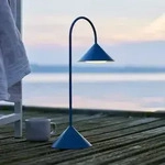 Au&szlig;enleuchte FRANDSEN, Grasp, dimmbar, Blau, f&uuml;r Balkon, Metall, Design -...