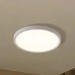Deckenleuchte Lindby, Deika, dimmbar, Wei&szlig;, f&uuml;r Wohnzimmer, Kunststoff,...