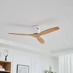 Vindur Deckenventilator, wei&szlig;, Holz, DC, leise - Lucande Lucande, Vindur,...