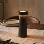 Tischleuchte Lucande, Pepper, Grau, f&uuml;r Esszimmer, Kunststoff, Modern - 19.6