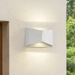 Au&szlig;enleuchte Lindby, Anlira, Wei&szlig;, f&uuml;r Terrasse, Metall, Modern - 18.5 - 12.5