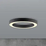 Deckenleuchte PURE, Lines, dimmbar, Schwarz, f&uuml;r Wohnzimmer, Metall, Modern -...