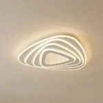 Deckenleuchte Lindby, Rebeka, dimmbar, Wei&szlig;, f&uuml;r Wohnzimmer, Metall, Modern -...