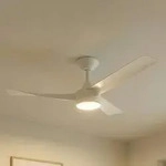 Airona LED-Deckenventilator wei&szlig; dimmbar DC leise - Lucande Lucande, Airona,