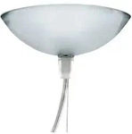 Pendelleuchte Kartell, Small FL/Y, Wei&szlig;, f&uuml;r Wohnzimmer, Kunststoff, Design - 28