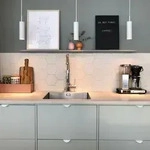 Pendelleuchte DFTP by Nordlux, MIB 6, dimmbar, Wei&szlig;, f&uuml;r Wohnzimmer, Metall, Modern