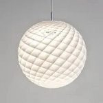 Pendelleuchte Louis Poulsen, Patera, dimmbar, Wei&szlig;, f&uuml;r Wohnzimmer, Kunststoff,