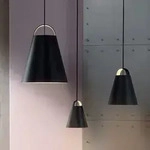 Pendelleuchte Louis Poulsen, Above, dimmbar, Schwarz, f&uuml;r Wohnzimmer, Metall, Design